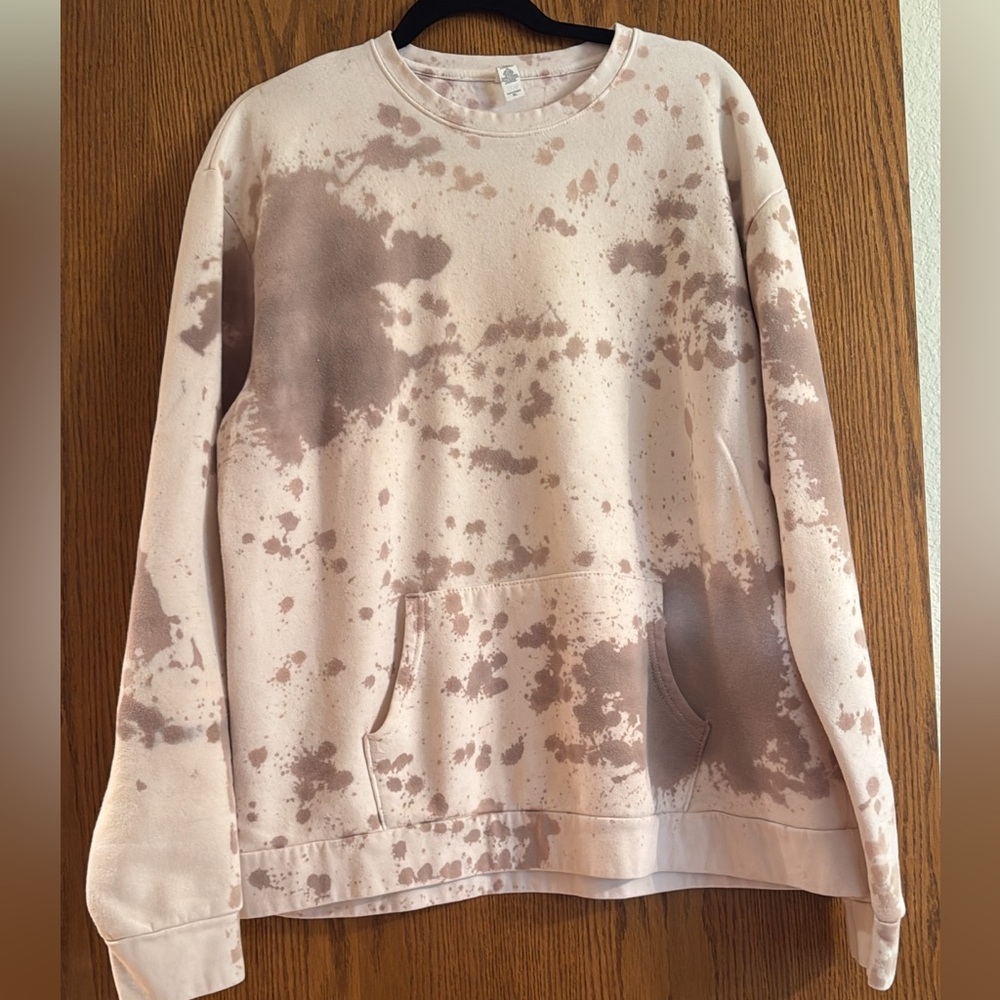 Tie-Dye Hoodie with Front Pocket